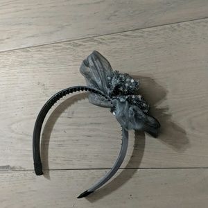 Grey sparkly headband